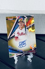 2022 Bowman’s Best William Bergolla Gold Lava Refractor Auto 29/75 #B22-WBE