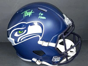 Tyrice Knight Seahawks handsignierter Integralhelm Beckett Zeuge Go Hawks _ - Bild 1 von 2