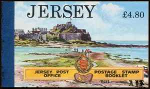 Jersey 481a,488a,493a 2 panes each booklet,MNH. Portelet Bay,Rozel Harbor,Castle - Picture 1 of 1