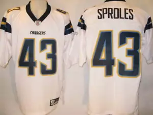 Darren Sproles San Diego Chargers Mens White Reebok Premier Jersey - Picture 1 of 2