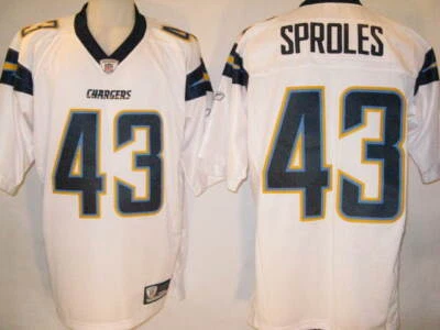 Darren Sproles San Diego Chargers Mens White Reebok Premier Jersey — 第 1/2 张图片