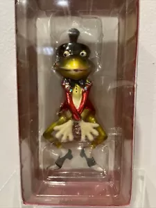 Blown Glass Frog, Spring Ornament, Dancing, Red Jacket , Heels, Top Hat. - Picture 1 of 5