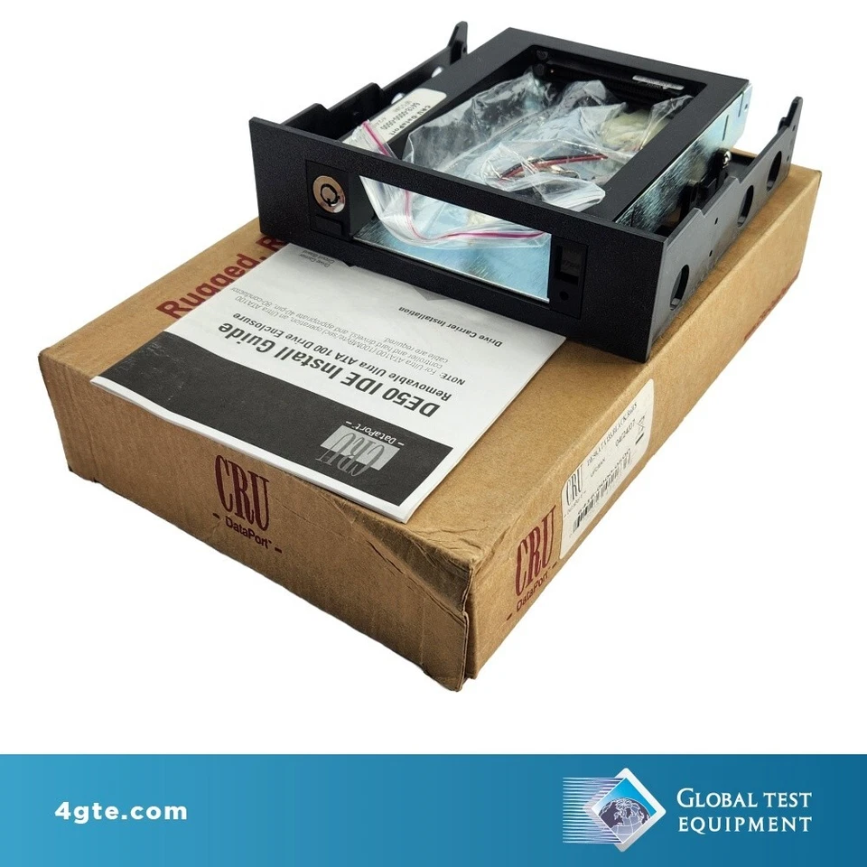 CRU DE50 IDE Removeable Ultra ATA 100 Drive Enclosure.  Astro-Med 26801200 - Image 1 of 1
