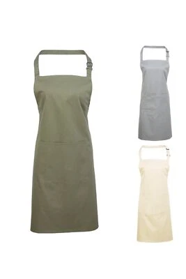 Premier Workwear Latzschürzen Kurze Schürzen mit Tasche 60 °C waschbar 72 x 86 c