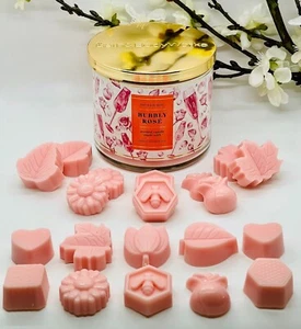 Paquete de 10 tartas/derras de cera rosada burbujeante Bath and Body Works - Imagen 1 de 2