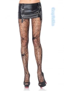 SN-B22 Spiderweb Net Pantyhose Witch Vampire Devil Spiderwoman Fishnet Stockings - Bild 1 von 5