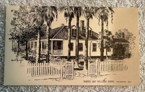 Samuel Mae Williams Haus Galveston Texas Postkarte. - Bild 1 von 2