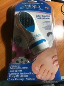 PED EGG PEDI SPIN REMOVES CALLUSES N DRY SKIN ELECTRIC TWO SPEEDS NEW ITEM