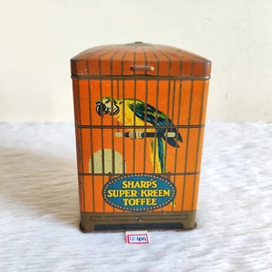 1940 Vintage Sharp's Super Kreem Toffee Advertising Tin Old Collectible TI434 - Picture 1 of 8