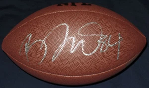 BRANDON LLOYD SIGNED AUTO'D FOOTBALL PSA/DNA COA 49ERS BEARS BRONCOS PATRIOTS - Picture 1 of 5