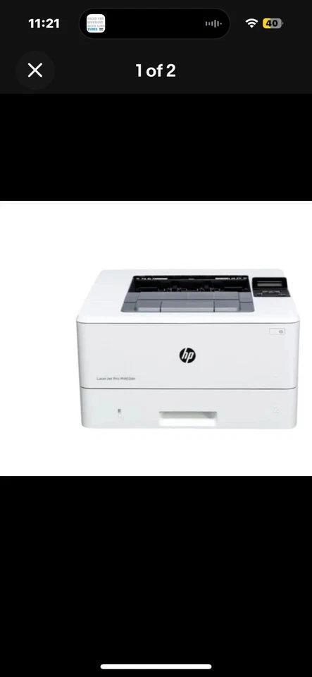 HP LaserJet Pro M402dn, Standard Laser Printer, Pre Owned - Image 1 of 1