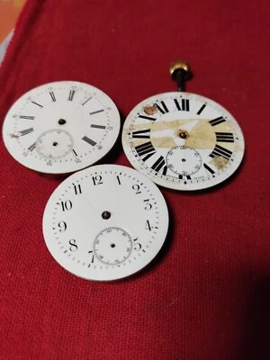 Lot of 3 pocket watches movements for parts or repair, 396 - Image 1 of 4