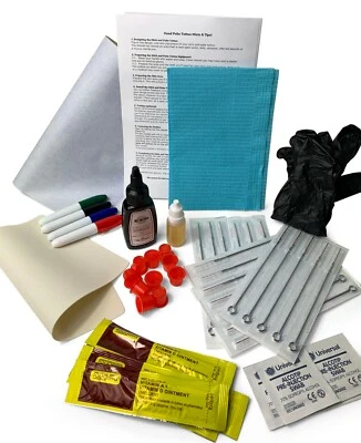 DCTATTOO Premium STICK & POKE Hand Tattoo ULTIMATE Kit - UK CE Approved