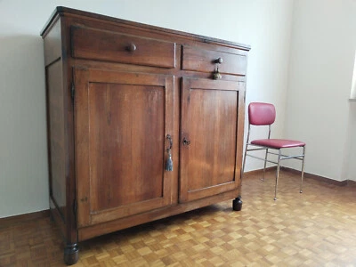Credenza GIGANTE 700 XVIII Sec ANTICA Legno PREGIATO NOCE Cassettone 800 vintage - Immagine 1 di 4