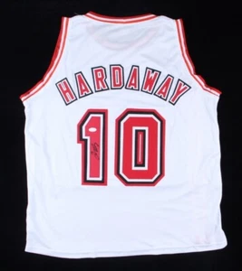 ๐๐TIM HARDAWAY SIGNED CUSTOM WHITE MIAMI HEAT JERSEY JSA COA๐๐   - Picture 1 of 3
