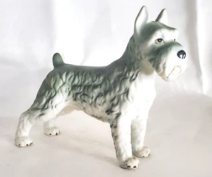 Vintage Schnauzer Figure Figurine Dog 5" x 4" - Picture 1 of 11