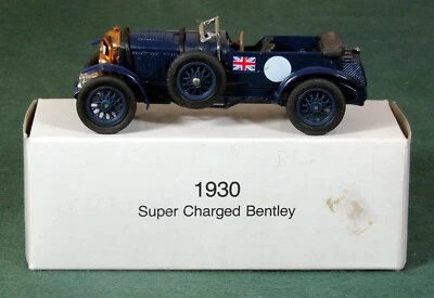 MATCHBOX "MODELS OF YESTERYEAR" Y-2 1930 SUPER CHARGED BENTLEY ROADSTER #7 EX/MT - Image 1 of 4