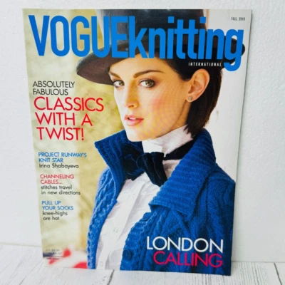 Vogue Knitting  Magazine Fall 2010 London Calling Project Runways Knit Star - Image 1 of 4