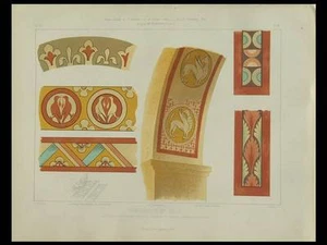 ROMANESQUE PAINTINGS, CHURCHES TURNEDUS NEVERS - 1853 - LITHOGRAPH - Picture 1 of 1