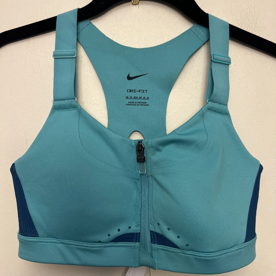 Nike Women’s XS (A-C) - Alpha Front Zip High Support Sports Bra DD0436-392