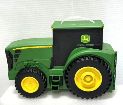 ERTL John Deere Farm Tractor Toy Car Vehicles Carry Case As Seen Incomplete** - Image 1 of 4