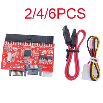 PATA/IDE TO Serial ATA SATA Interface Hard Drive HDD DVD Adapter Converter US - Image 1 of 4