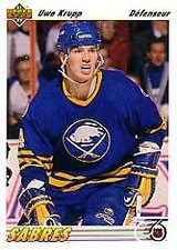1991-92 Upper Deck French #102 Uwe Krupp