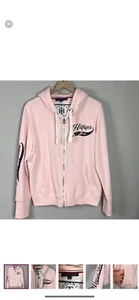 Felpa con cappuccio Tommy Hilfiger pullover donna rosa nuova senza etichette taglia M - Foto 1 di 7