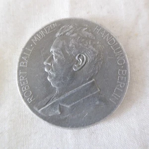 Antigua Medalla 1900 Robert Ball Monedas Berlín Suerte Año Nuevo (W180) - Imagen 1 de 10