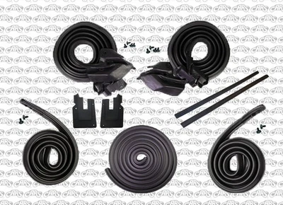1966-1970 Buick Riviera Deluxe Weatherstrip Kit. 9 Piece Kit. USA - Image 1 of 4