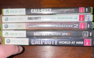 Call of Duty 5 игровой лот Xbox 360 MW 2 и 3 Black Ops 3 Advanced Warfare W At Warfare - Изображение 1 из 4