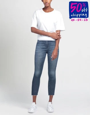 RRP €304 3X1 NYC Skinny Jeans W27 Stretch Faded High Waist Made in Italy - Image 1 of 4