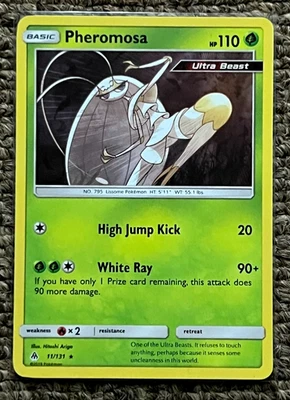 PHEROMOSA 11/131 HOLO FORBIDDEN LIGHT POKEMON CARD NM - Image 1 of 2