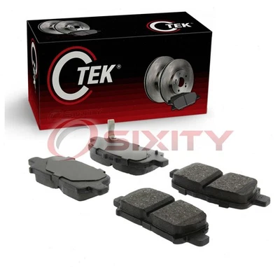 Juego de pastillas de freno de disco traseras centradas para Honda Pilot 2003-2008 frenado parada jr Foto 1 de 4