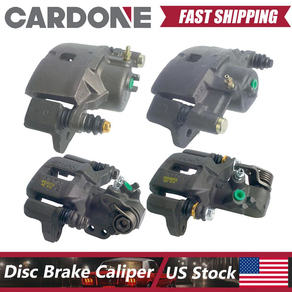 For 1993 Honda Civic del Sol Front Rear Kit Brake Calipers with Bracket - Image 1 of 4