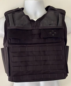 SAFARILAND Portatarga Armatura Tattica Standard Laterale Aperto XS/S Nero Molle - Foto 1 di 16