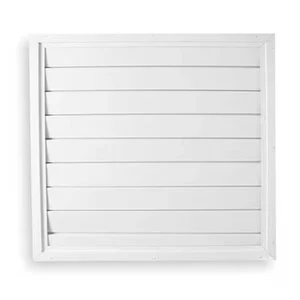 Dayton Spring Draftback Damper Vertical/Horizontal Ceiling Mount White 32x32"x5" - Picture 1 of 3
