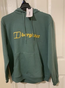 2025 Berghaus Herren Logo Hoodie Pullover Oberteil Kängurutasche Beutel weich warm - Bild 1 von 8