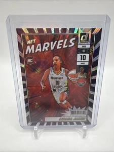 2025 Panini Donruss WNBA Aziaha James #18 Net Marvels Diamond SP RC Dallas Wings - Picture 1 of 2