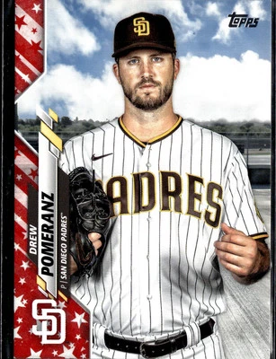 Actualización Topps 2020 #U-32 Drew Pomeranz/76 Día de la Independencia Foto 1 de 2