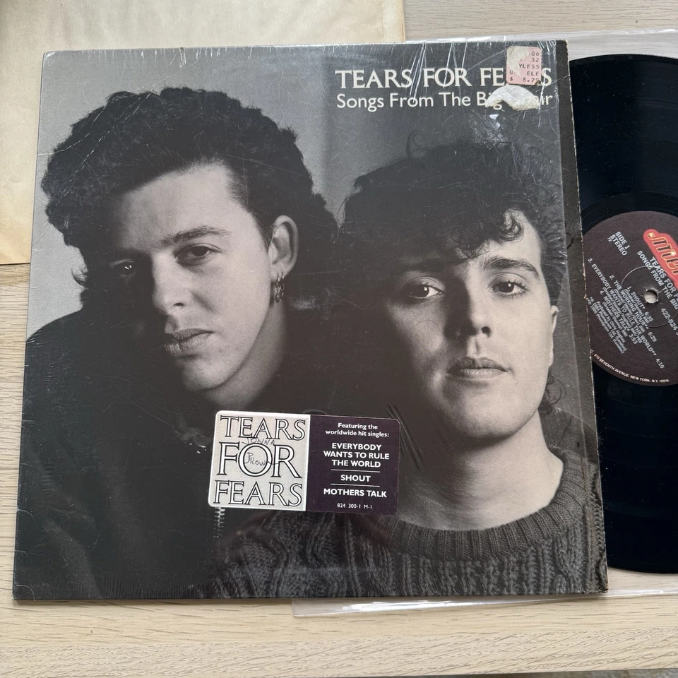1985 TEARS FOR FEARS Songs From The Big Chair Original 1st Pressing In Shrink! - Image 1 of 4
