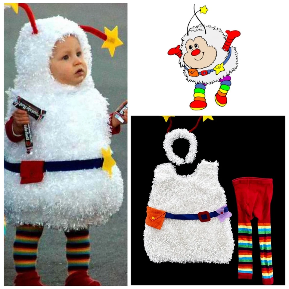 Rainbow Brite Twink Costume Halloween Outfit Toddler Kids Cosplay - Image 1 of 4