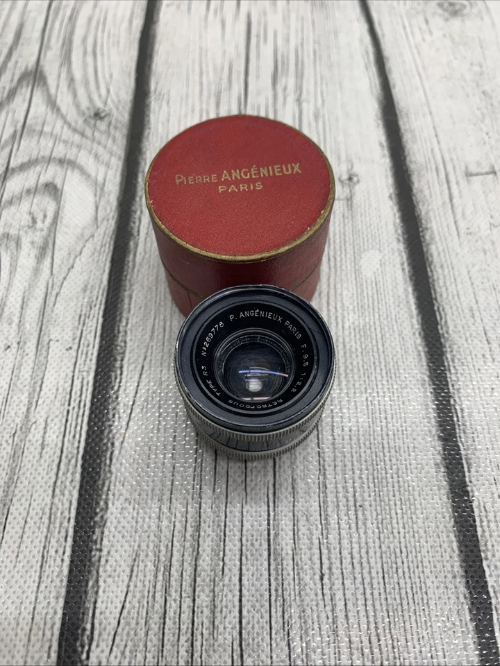 P. Angenieux Type R3 9.5mm f/2.2 Retrofocus Paris mount W/ Case - Image 1 of 4