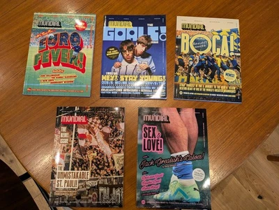Mundial Football Magazine 5 Issue Bundle Nos. 29-33 Subscriber Editions - Image 1 of 3