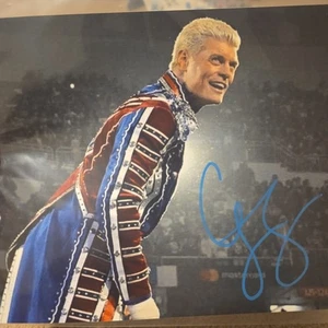 Cody Rhodes Wwe Signed Autograph 8x10 Photo Coa American Nightmare Aew - Picture 1 of 4
