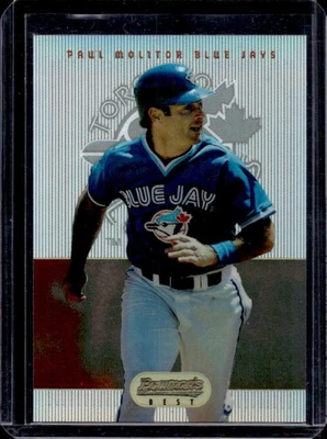 1995 Bowman's Best Paul Molitor Refractor #17 Blue Jays - Image 1 of 2