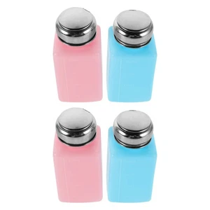  4 Stück Lösungsmittel Press Down Pumpe Antistatisch Push Spender Leer Alkohol - Bild 1 von 20