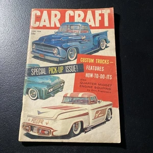 1958 Car Craft Magazine Pick Up Issue June Free Shipping N3 - Picture 1 of 5