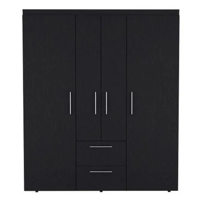 Armario moderno/contemporáneo Pemberly Row madera de ingeniería negro Foto 1 de 4