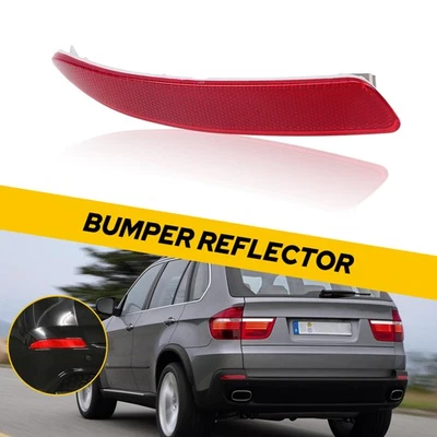 Luz reflectora de parachoques trasero izquierdo roja para BMW X5 E70 2007-2010 lado del conductor EE. UU. Foto 1 de 4